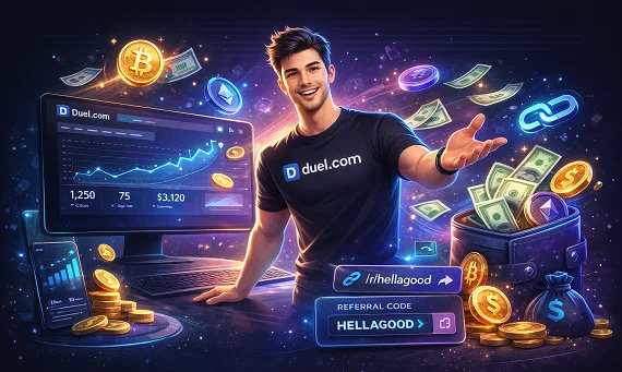 Duel.com affiliate program hero visual