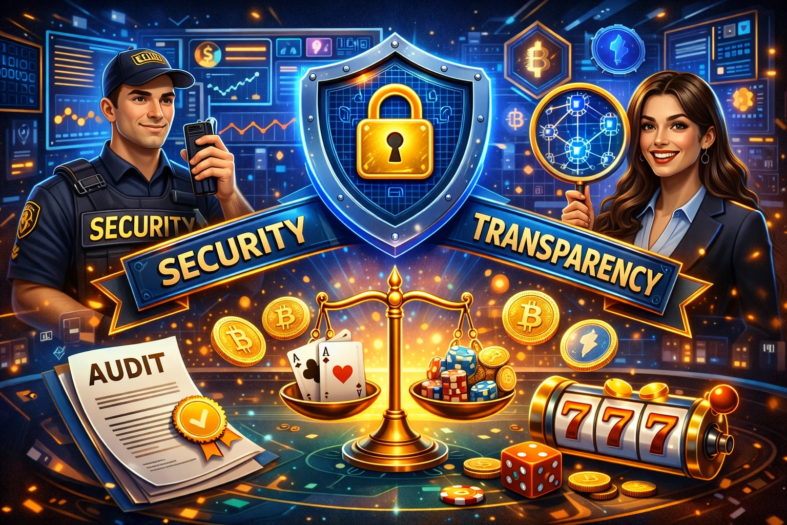 Provably fair and security illustration